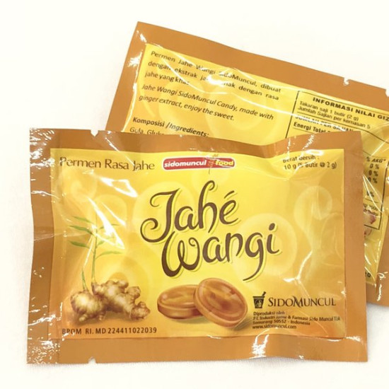Sidomuncul Permen Rasa Jahe Wangi Sidomuncul Permen Rasa Jahe Wangi