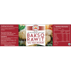 Bakso Rawit Ani - Spicy Beef Meatball 500g