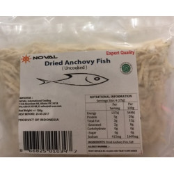 Teri Medan/Dried uncooked Medan Anchovy 100g