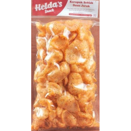 Helda kerupuk Seblak Daun Jeruk pedas